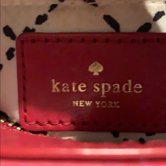 Red Kate Spade purse ❤️ ♠️ - Picture 4 of 7